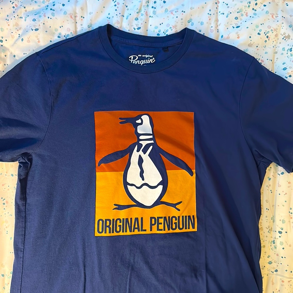 Penguin T-shirt Large Navy blue